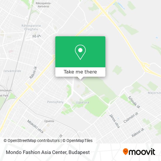 Mondo Fashion Asia Center map