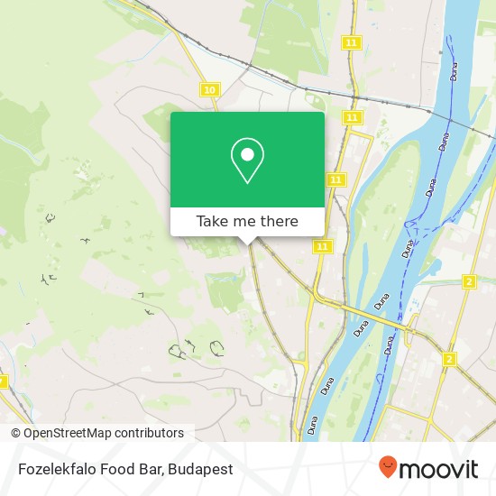 Fozelekfalo Food Bar, 1037 Budapest map