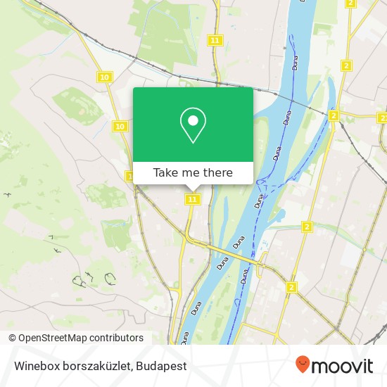 Winebox borszaküzlet, Szentendrei út 1035 Budapest map