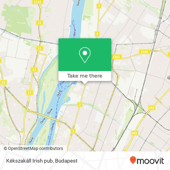 Kékszakáll Irish pub, Váci út 1138 Budapest map