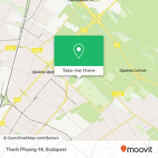 Thanh Phuong 98, 1157 Budapest map