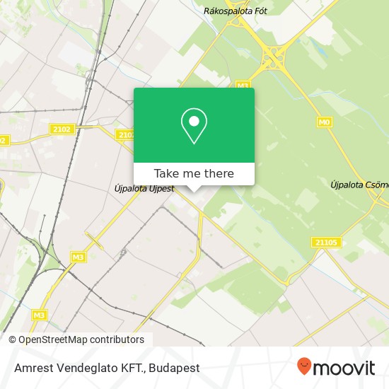 Amrest Vendeglato KFT., Szentmihályi út 131 1152 Budapest map
