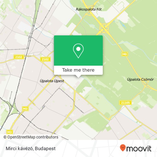 Mirci kávézó, Szentmihályi út 131 1152 Budapest map