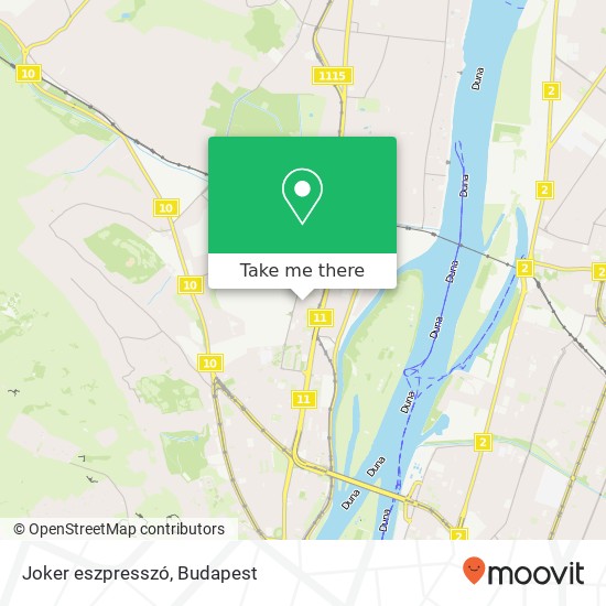 Joker eszpresszó, Kaszásdûlô utca 7 1031 Budapest map