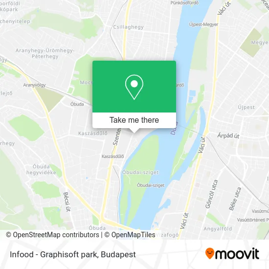 Infood - Graphisoft park map