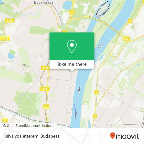 Bivalyos étterem, Királyok útja 1039 Budapest map