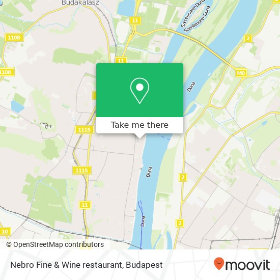 Nebro Fine & Wine restaurant, Piroska utca 1039 Budapest map