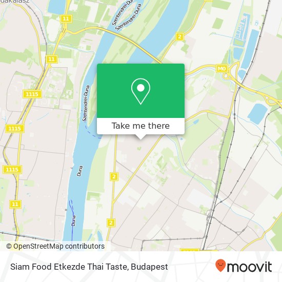 Siam Food Etkezde Thai Taste, Szondi utca 13 1044 Budapest map