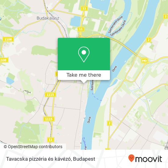 Tavacska pizzéria és kávézó, Pünkösdfürdô utca 3 1039 Budapest map