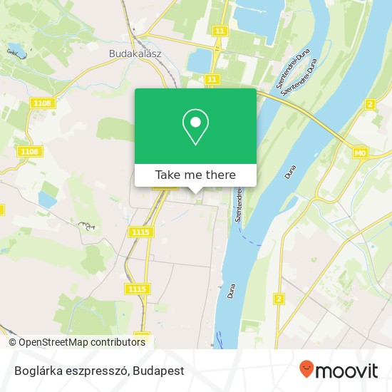 Boglárka eszpresszó, Boglár utca 6 1039 Budapest map