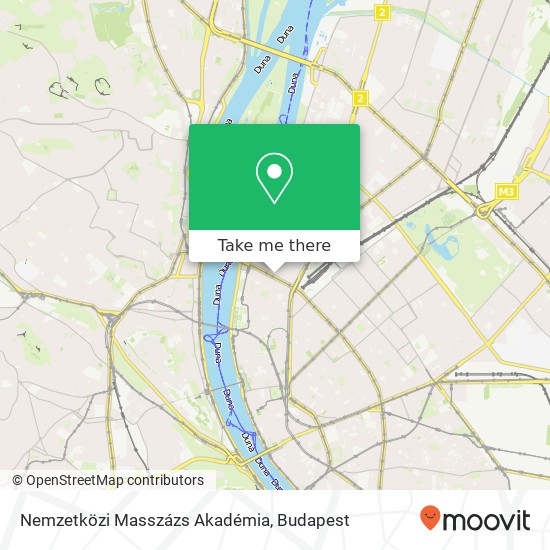 Nemzetközi Masszázs Akadémia map