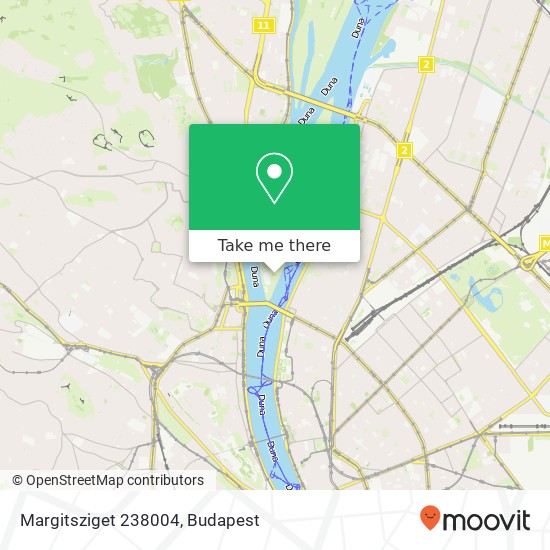 Margitsziget 238004 map