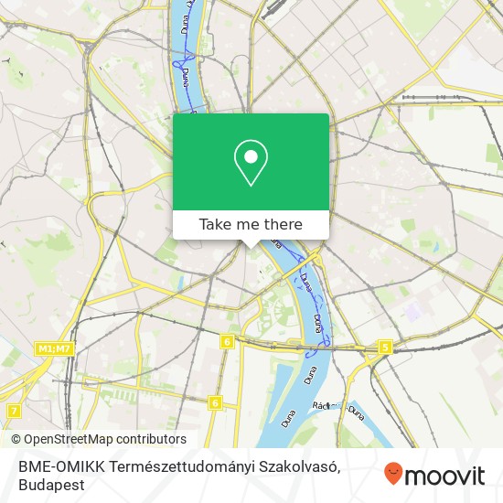 BME-OMIKK Természettudományi Szakolvasó map