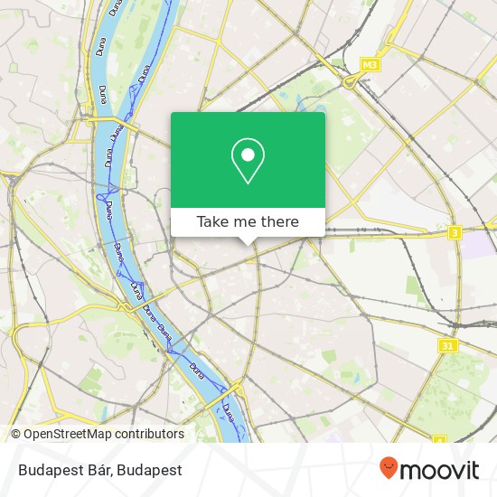 Budapest Bár map