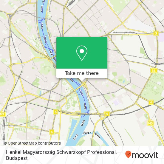 Henkel Magyarország Schwarzkopf Professional map