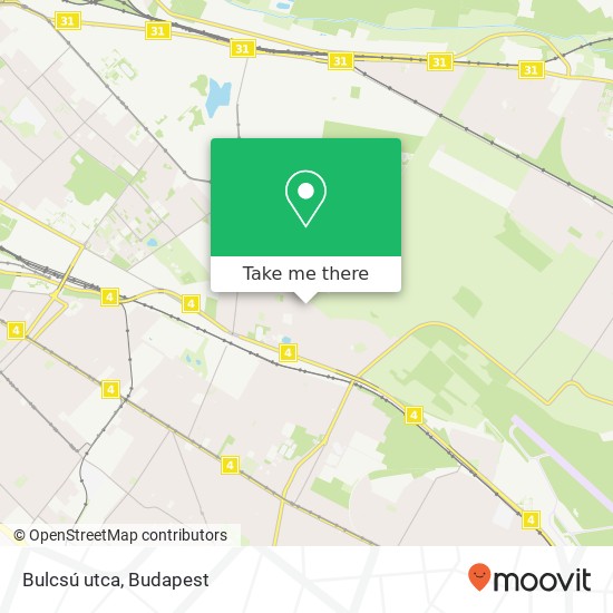 Bulcsú utca map