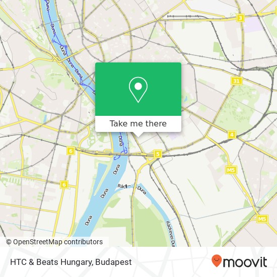 HTC & Beats Hungary map