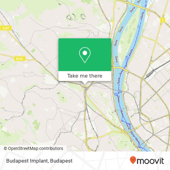 Budapest Implant map