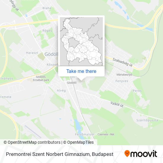 Premontrei Szent Norbert Gimnazium map