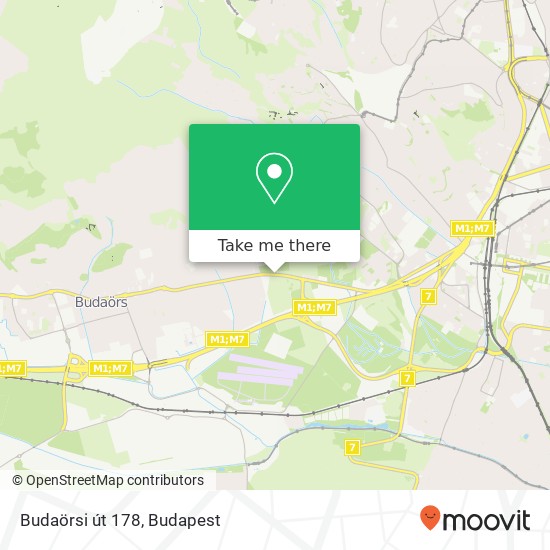 Budaörsi út 178 map