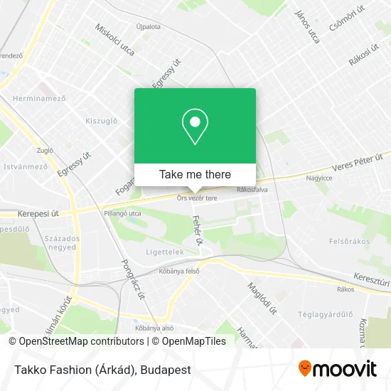 Takko Fashion (Árkád) map