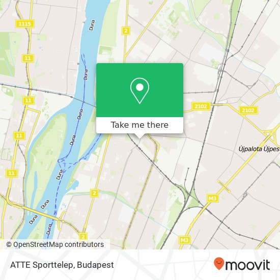 ATTE Sporttelep map