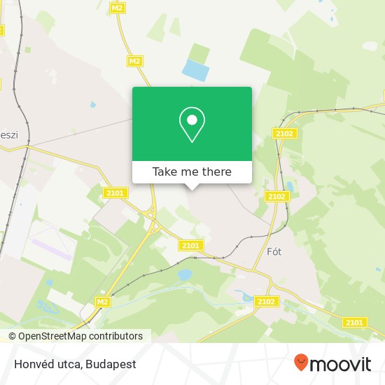 Honvéd utca map