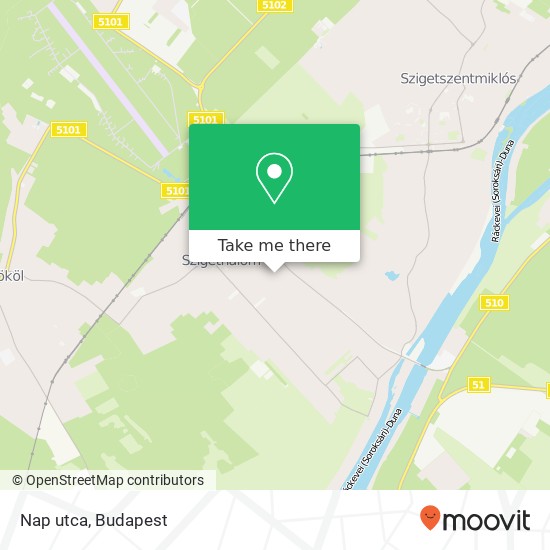 Nap utca map