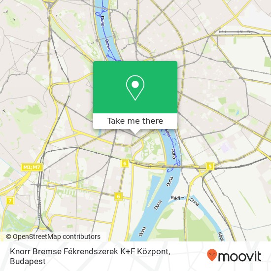 Knorr Bremse Fékrendszerek K+F Központ map