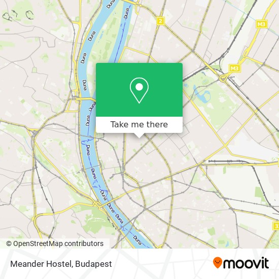 Meander Hostel map