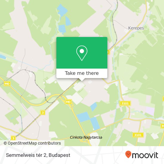Semmelweis tér 2 map