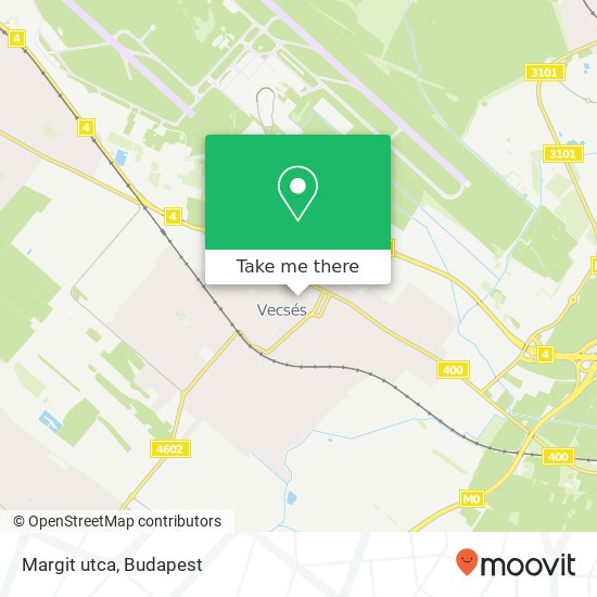 Margit utca map