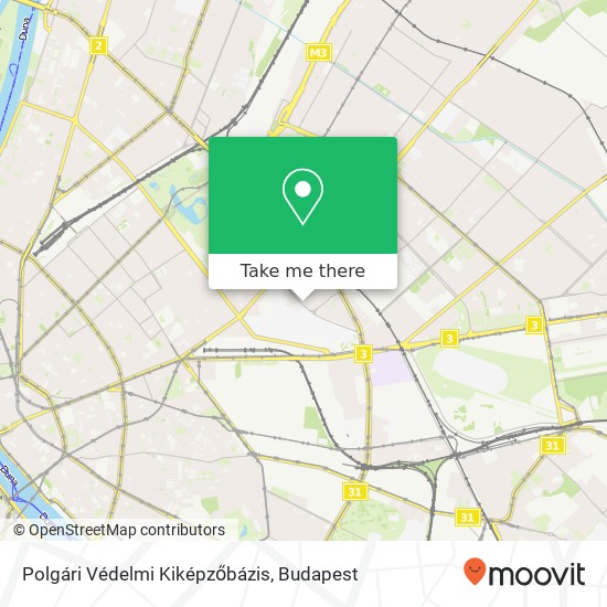 Polgári Védelmi Kiképzőbázis map