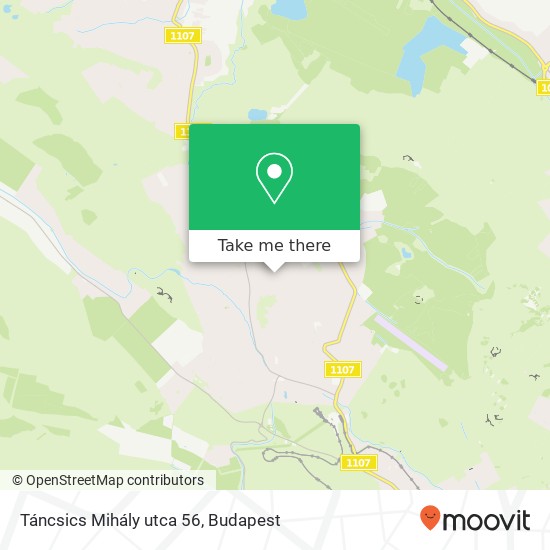 Táncsics Mihály utca 56 map