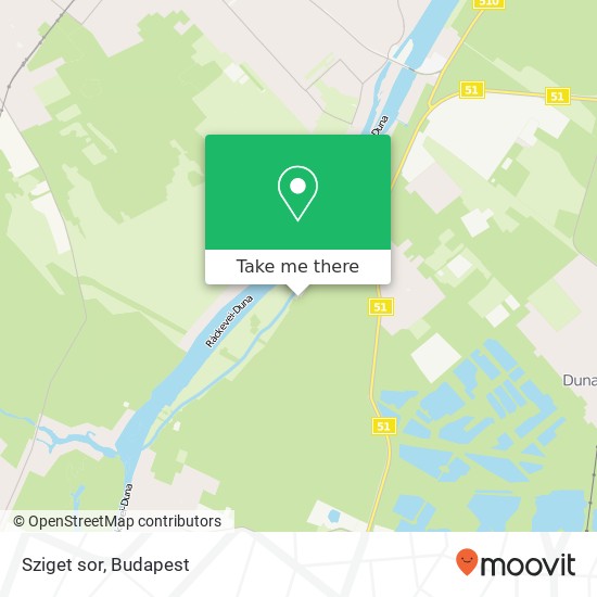 Sziget sor map