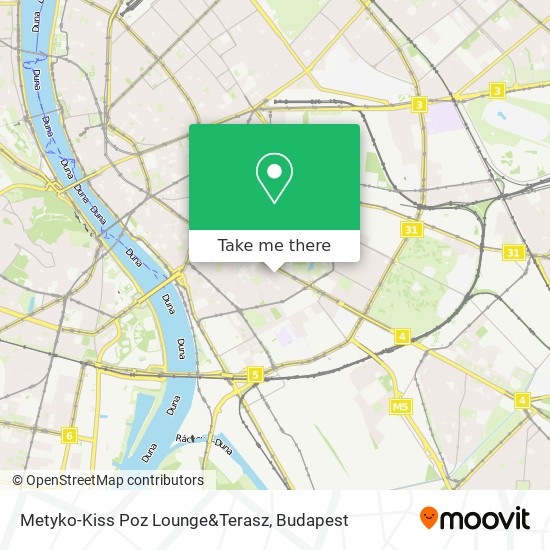 Metyko-Kiss Poz Lounge&Terasz map