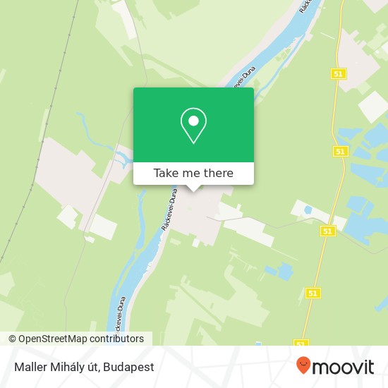 Maller Mihály út map
