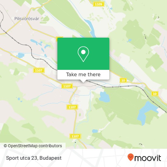 Sport utca 23 map