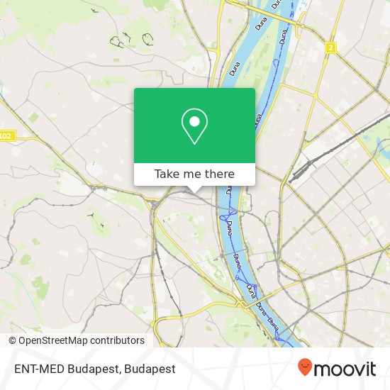 ENT-MED Budapest map