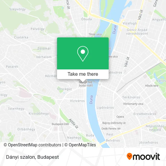 Dányi szalon map