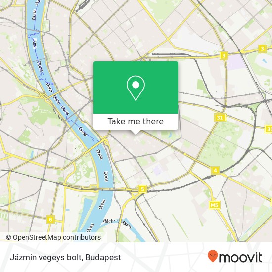 Jázmin vegeys bolt map