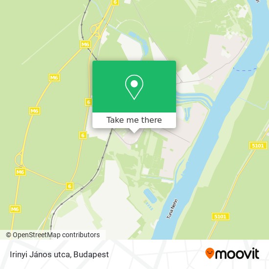 Irinyi János utca map