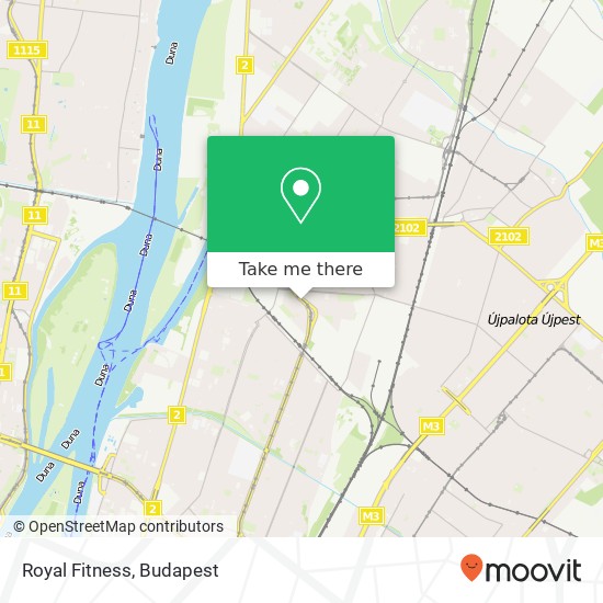 Royal Fitness map