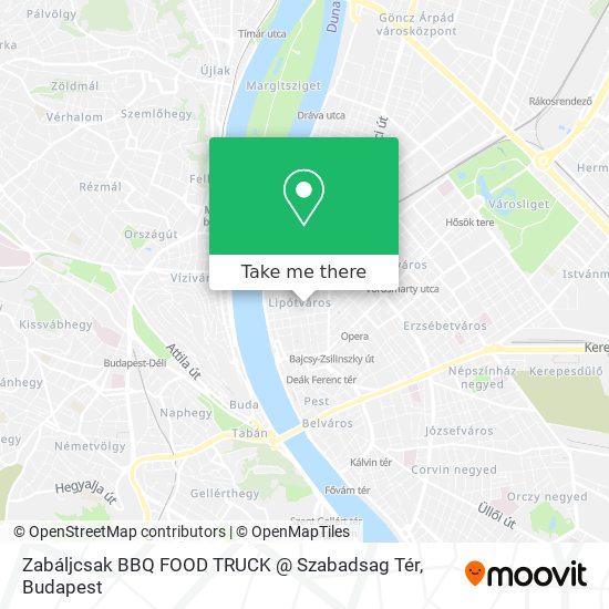 Zabáljcsak BBQ FOOD TRUCK @ Szabadsag Tér map