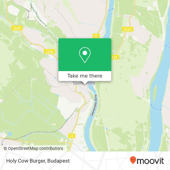 Holy Cow Burger map