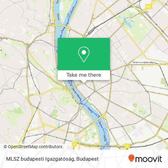 MLSZ budapesti Igazgatóság map
