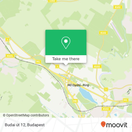 Budai út 12 map