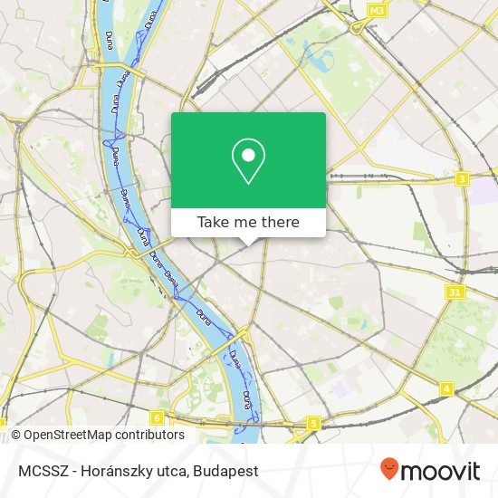 MCSSZ - Horánszky utca map