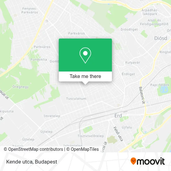 Kende utca map