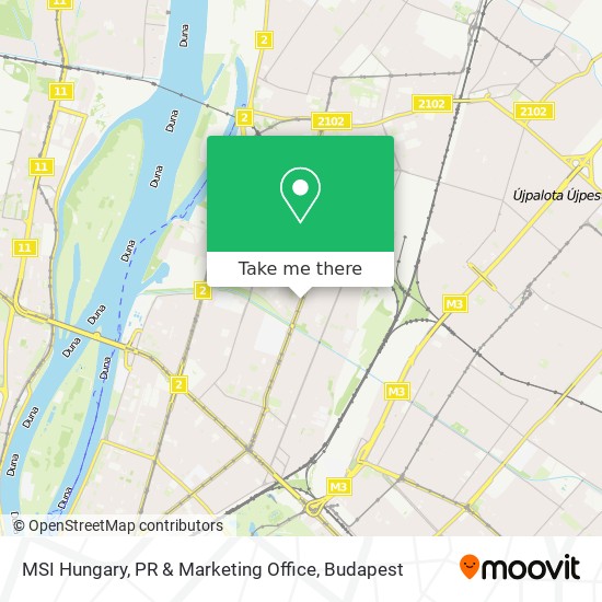 MSI Hungary, PR & Marketing Office map